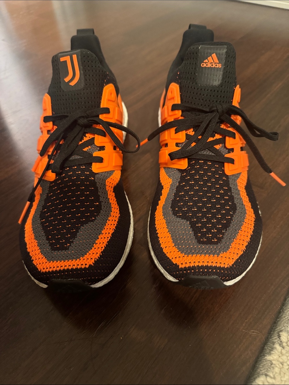 adidas Menโs Black & Orange